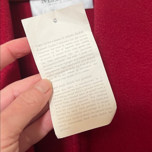 MaxMara Ludmilla Icon Coat Cashmere, Size 38 - Picture 8 of 9